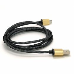 Dátový a nabíjací kábel s Micro USB konektorom, dĺžka 1 meter, Gold na pgs.sk
