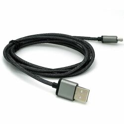Dátový a nabíjací kábel s Micro USB konektorom, dĺžka 1 meter, Grey na pgs.sk