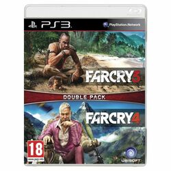 Far Cry 3 + Far Cry 4 CZ (Double Pack) [PS3] - BAZÁR (použitý tovar) na pgs.sk