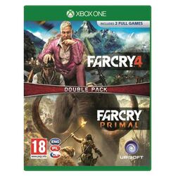 Far Cry 4 + Far Cry: Primal CZ (Double Pack) [XBOX ONE] - BAZÁR (použitý tovar) na pgs.sk