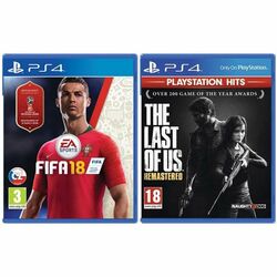 FIFA 18 CZ [PS4] + The Last of Us: Remastered CZ [PS4] - BAZÁR (použitý tovar), zmluvná záruka 12 mesiacov na pgs.sk