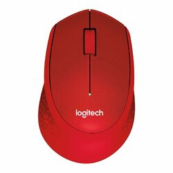 Logitech M330 Silent Plus Wireless Mouse, červená na pgs.sk