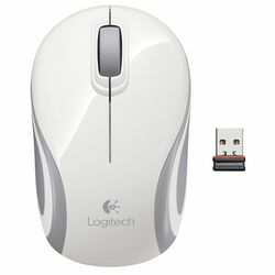 Kancelárska myš Logitech Wireless Mini Mouse M187, white na pgs.sk