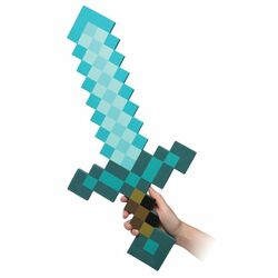 Minecraft Foam Diamond Sword na pgs.sk