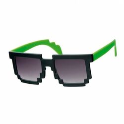 Minecraft Groof Black & Green Pixel Sunglasses na pgs.sk