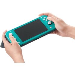 Nintendo Switch Lite preklápacie puzdro a ochranná fólia, šedé na pgs.sk