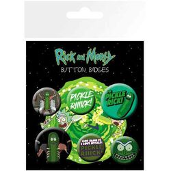 Odznaky Rick and Morty Pickle Rick 6-Pack na pgs.sk