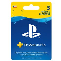 PlayStation Plus Gift Card 3 Month Membership CZ na pgs.sk