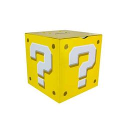 Pokladnička Super Mario Bros. Question Block na pgs.sk