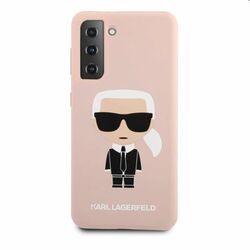 Puzdro Karl Lagerfeld Iconic Full Body pre Samsung Galaxy S21 Plus - G996B, ružové na pgs.sk