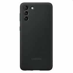 Puzdro Silicone Cover pre Samsung Galaxy S21 Plus - G996B, black (EF-PG996C) - OPENBOX (Rozbalený tovar s plnou zárukou) na pgs.sk