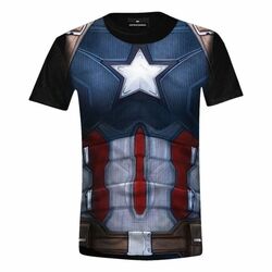 Tričko Captain America Civil War: Captain Costume Full Printed L na pgs.sk