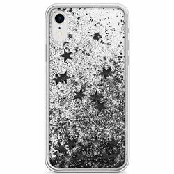 White Diamonds Sparkle Case Clear iPhone Xr, Black Stars na pgs.sk