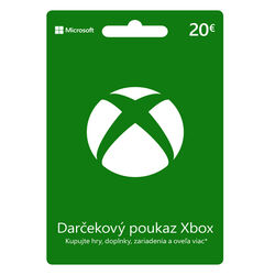 Xbox Store 20€ - elektronická peňaženka na pgs.sk