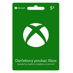 Xbox Store 5€ - elektronická peňaženka na pgs.sk