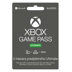 Xbox Ultimate Game Pass 3 mesačné predplatné na pgs.sk