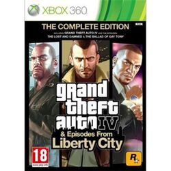 Grand Theft Auto 4 & Episodes from Liberty City (The Complete Edition)- XBOX 360- BAZÁR (použitý tovar) Grand Theft Auto 4 & Episodes from Liberty City (The Complete Edition)- XBOX 360- BAZÁR (použitý tovar)