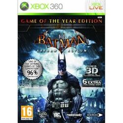 Batman: Arkham Asylum (Game of the Year Edition) [XBOX 360] - BAZÁR (použitý tovar)