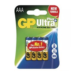 GP alkalická batéria ULTRA PLUS AAA (LR03) 4BL foto