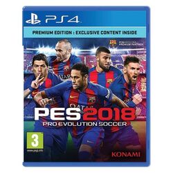 PES 2018: Pro Evolution Soccer [PS4] - BAZÁR (použitý tovar)