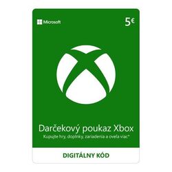 Xbox Store 5€ - digitálny darčekový poukaz