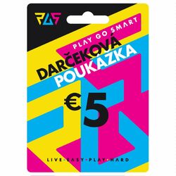 Darčeková poukážka 5€ | pgs.sk