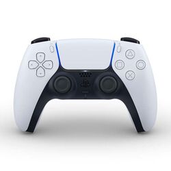 PlayStation 5 DualSense Wireless Controller, black & white - BAZÁR (použitý tovar , zmluvná záruka 12 mesiacov)