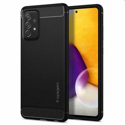 Puzdro Spigen Rugged Armor pre Samsung Galaxy A72 - A725F, čierne