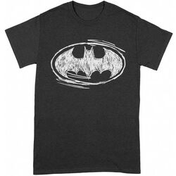 Batman Sketch Logo T Shirt (DC) M