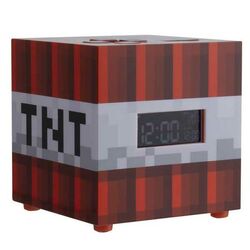 Hodiny s budíkom TNT (Minecraft) foto