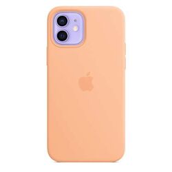 Apple iPhone 12 | 12 Pro Silicone Case with MagSafe, cantaloupe