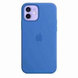 Apple iPhone 12 | 12 Pro Silicone Case with MagSafe, capri blue
