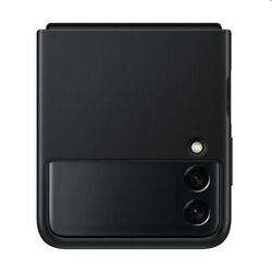 Puzdro Leather Cover pre Samsung Galaxy Z Flip3, black