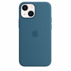 Apple iPhone 13 mini Silicone Case with MagSafe, blue jay