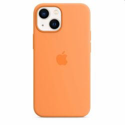 Apple iPhone 13 mini Silicone Case with MagSafe, marigold