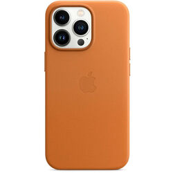 Apple iPhone 13 Pro Leather Case with MagSafe, golden brown