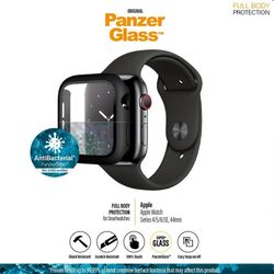 Ochranné temperované sklo s puzdrom PanzerGlass pre Apple Watch SE, 6, 5, 4 44 mm, čierna foto