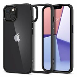 Zadný kryt Spigen Crystal Hybrid pre Apple iPhone 13, čierna