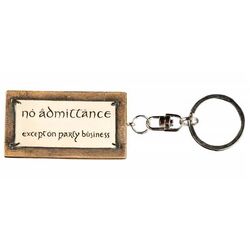 Kľúčenka No Admittance (Lord of The Rings)