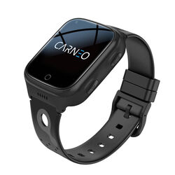 Carneo GuardKid+ 4G Platinum detské smart hodinky, čierne | pgs.sk