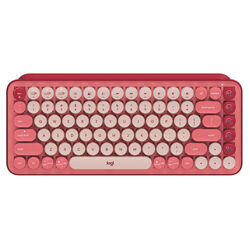 Bezdrôtová klávesnica Logitech POP Key Heartbreaker, ružová