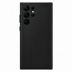 Puzdro Leather Cover pre Samsung Galaxy S22 Ultra, black
