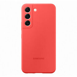 Puzdro Silicone Cover pre Samsung Galaxy S22, coral