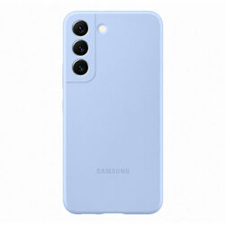 Puzdro Silicone Cover pre Samsung Galaxy S22, sky blue