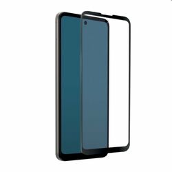 Tvrdené sklo SBS Full Cover pre Motorola Moto E30, E40, čierna
