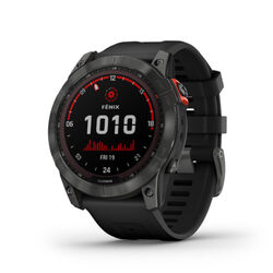 Smart hodinky Garmin FENIX 7X Solar, sivá/čierna