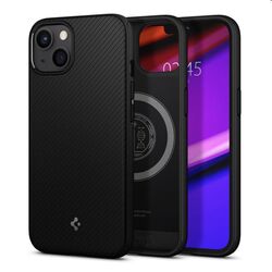Puzdro Spigen Mag Armor Mag pre Apple iPhone 13, čierne