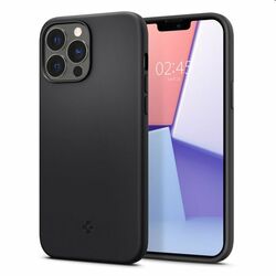 Zadný kryt Spigen Silicone Fit pre Apple iPhone 13 Pro Max, čierna