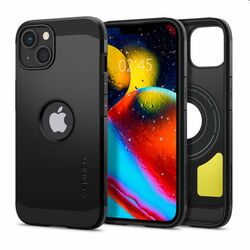 Puzdro Spigen Tough Armor Mag pre Apple iPhone 13, čierne