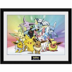 Zarámovaný plagát Eevee (Pokémon)